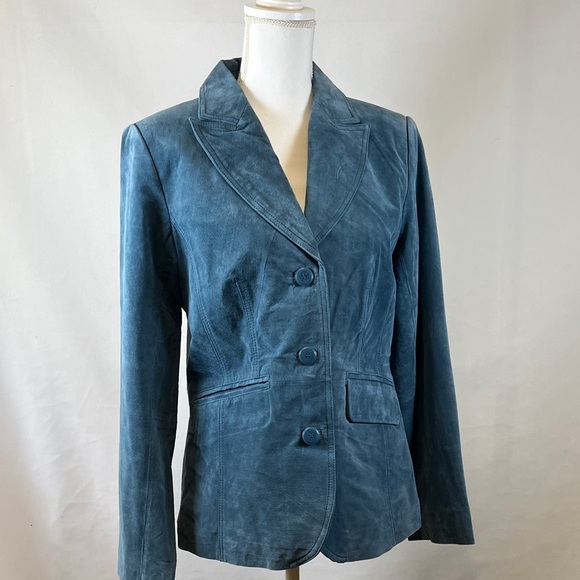 St. John's Bay Women's Washable Suede Blazer - Classic & Versatile - Picture 1 of 4